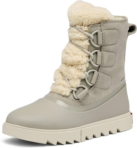 Sorel Women's Joan of Arctic Next Lite Boot — Omega Taupe, Fawn — Waterproof Leather & Suede Snow Boots — Size 10.5 in Kuwait
