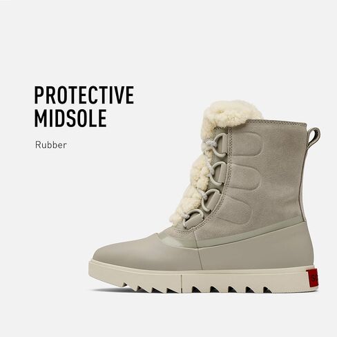 Sorel Women's Joan of Arctic Next Lite Boot — Omega Taupe, Fawn — Waterproof Leather & Suede Snow Boots — Size 10.5 in Kuwait