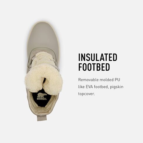 Sorel Women's Joan of Arctic Next Lite Boot — Omega Taupe, Fawn — Waterproof Leather & Suede Snow Boots — Size 10.5 in Kuwait