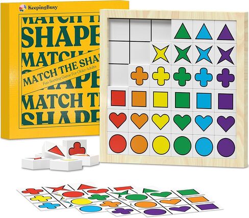 Keeping Busy Match The Shapes Dementia Games for Dementia Patients | Cognitive Games for Seniors Best Gifts for Dementia Patients Dementia Activities in Saudi Arabia