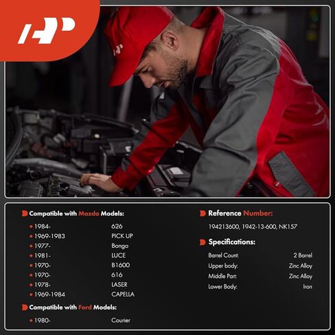 مكربن ​​A-Premium 2 برميل متوافق مع Ford Courier & Mazda 626، PICK UP، Bongo، LUCE، B1600، 616، LASER، CAPELLA in Saudi Arabia