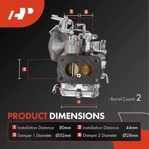 مكربن ​​A-Premium 2 برميل متوافق مع Ford Courier & Mazda 626، PICK UP، Bongo، LUCE، B1600، 616، LASER، CAPELLA in Saudi Arabia