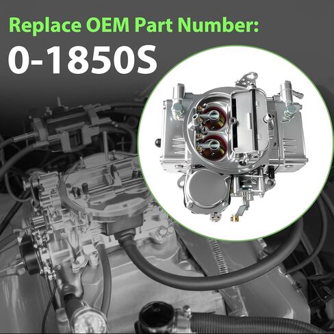 0-1850S 4 برميل المكربن ​​لهولي 600 CFM 4160 نموذج 4 برميل المكربن ​​دليل الاختناق فراغ استبدال الثانوي in Saudi Arabia