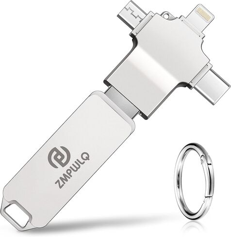 Photo Stick 128GB for iPhone 15 | Flash Drive USB C Memory Stick iPhone USB Storage for iPhone 15, iPad, Android, PC | Photo, Video, Contacts Backup | External Storage Thumb Drive in Kuwait