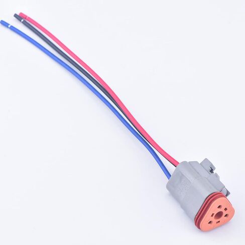 3 Pin Automotive Sealed Electric Plug Male Female Waterproof Connector Wire Harness DT Series DT06-3S DT04-3P in Saudi Arabia