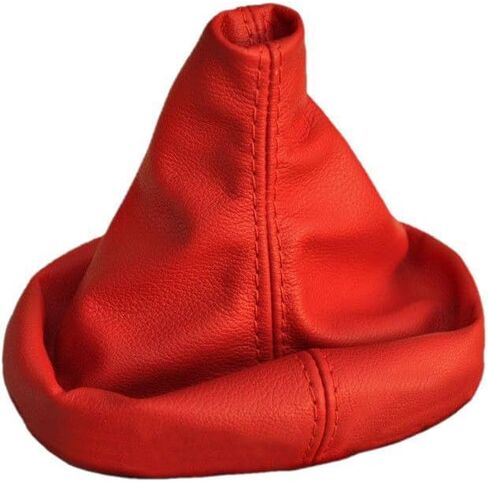 Genuine Leather Manual Shift Boot Cover in Torch Red Compatible with Chevy Corvette C5 V8 Z06 Coupe 2-Door 1997 1998 1999 2000 2001 2002 2003 2004 (Made in USA) in Saudi Arabia