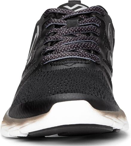 Vionic Women's Brisk Miles Leisure Sneaker- Supportive Walking Active Sneakers That Includes an Orthotic Insole and Cushioned Outsole for Arch Support, Black Mesh 8 Medium in Saudi Arabia