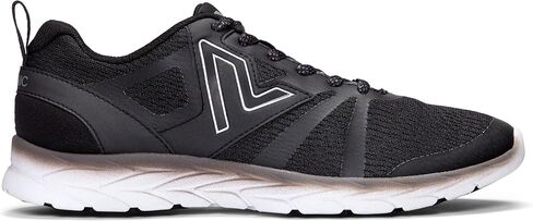 Vionic Women's Brisk Miles Leisure Sneaker- Supportive Walking Active Sneakers That Includes an Orthotic Insole and Cushioned Outsole for Arch Support, Black Mesh 8 Medium in Saudi Arabia