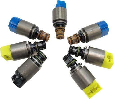 6HP19 6HP26 1068298044 سبعة صمام الملف اللولبي مجموعة صمامات متوافقة لسيارات BMW Volkswagen ناقل حركة أوتوماتيكي in Kuwait