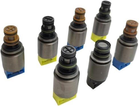 6HP19 6HP26 1068298044 سبعة صمام الملف اللولبي مجموعة صمامات متوافقة لسيارات BMW Volkswagen ناقل حركة أوتوماتيكي in Kuwait