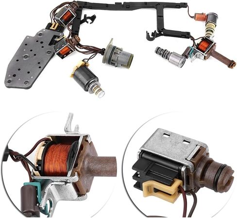 4L60E 4L65E صمام الملف اللولبي ناقل الحركة مع طقم تسخير متوافق مع شيفروليه متوافق مع قطع غيار السيارات بويك 4L70E ملحقات السيارات in Kuwait