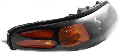 زوج تجميع المصابيح الأمامية Garage-Pro من جانب السائق والراكب لسيارة Pontiac Bonneville 2000-2004 هالوجين، مع لمبات، سيدان، تاريخ الإنتاج حتى 1 سبتمبر 2003، يستبدل # 19245101 19245099 in Saudi Arabia