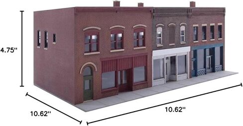 Walthers Cornerstone HO Scale Building/Structure Kit Merchant's Row VI in Saudi Arabia