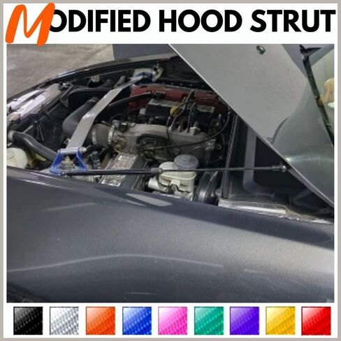 Front Hood Struts Compatible with Honda S2000 AP1 AP2 1999-2009 Shock Lift Supports Bonnet Gas Dampers Springs Kit No-Drill Bolt-on in Saudi Arabia