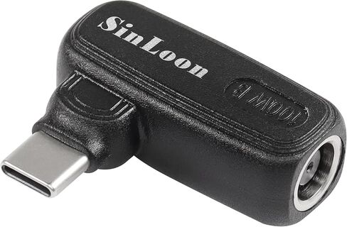محول شحن الطاقة SinLoon 100 وات PD DC7909 إلى النوع C DC 7.9 مم × 0.9 مم أنثى إلى موصل USB C ذكر، مدمج مع شريحة تعريف التعريف التلقائي PD، للهواتف والأجهزة اللوحية وأجهزة الكمبيوتر المحمولة (7909 A) in Kuwait