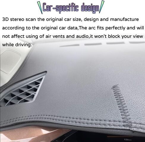 ملحقات داخلية مخصصة لسيارة Lexus RX300 RX330 RX350 2004 2005 2006 2007 2008 2009 غطاء وحدة التحكم المركزية الجلدية غطاء لوحة القيادة غطاء لوحة القيادة بدون HUD (أسود) in Kuwait