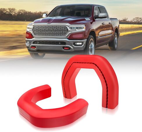 Tow Hook Covers for Dodge RAM 1500 (2019-2024),Customized Tow Hitch Covers Compatible with Dodge RAM 1500 Accessories,2PCS(Not Fit for RAM 1500 Classic,Warlock,RAM 2500,RAM 3500)-Green in Kuwait