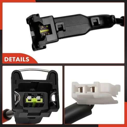 A-Premium Wiring Harness for Rear ABS Wheel Speed Sensor Compatible with Kia, Hyundai Models - Sorento 2011-2013, Veracruz 2007-2012, FWD - Without Sensor in Saudi Arabia