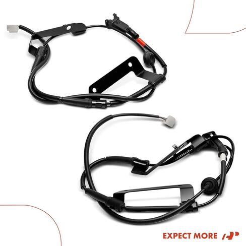 A-Premium Wiring Harness for Rear ABS Wheel Speed Sensor Compatible with Kia, Hyundai Models - Sorento 2011-2013, Veracruz 2007-2012, FWD - Without Sensor in Saudi Arabia