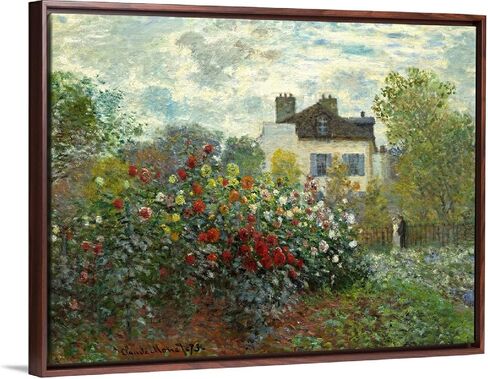 SYSMYXGS Paint by Numbers for Adults, Easy Drawing DIY Oil Canvas Painting Kits with Brushes, Acrylic PigmentArts Craft for Home Wall Decor — The Artists Garden in Argenteuil by Claude Monet in Saudi Arabia