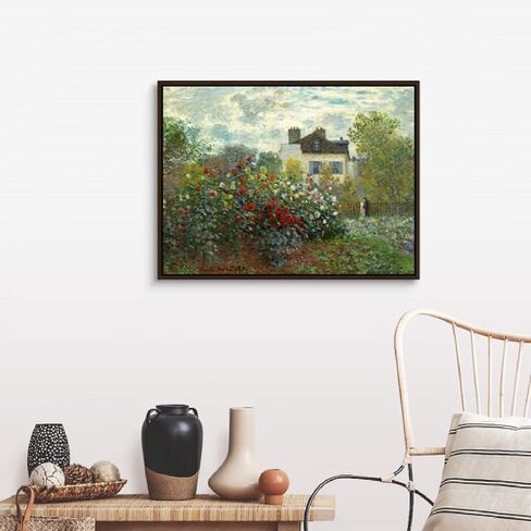 SYSMYXGS Paint by Numbers for Adults, Easy Drawing DIY Oil Canvas Painting Kits with Brushes, Acrylic PigmentArts Craft for Home Wall Decor — The Artists Garden in Argenteuil by Claude Monet in Saudi Arabia