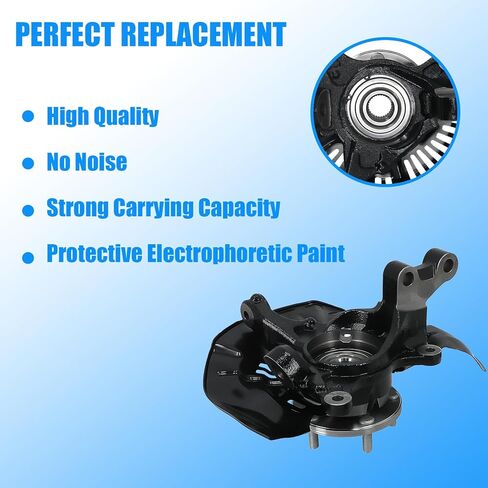 2 PCS Front Left and Right Steering Knuckles Wheel Bearing Hubs Assembly Replacement for 2011-2017 Toyota Sienna 698430, 698431 in Saudi Arabia
