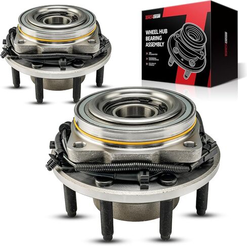 Torchbeam 2 PCS 515183 Front Wheel Bearing Hub Assembly Compatible with 2017-2019 Ford F-250 Super Duty, 2017-2019 Ford F-350 Super Duty W/ABS in Saudi Arabia