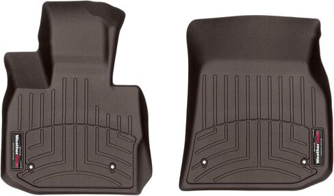 Weathertech Custom Fit FloorLiners for BMW X3 M, X3 M Competition, X4 30i - 1st Row (4412731), Black in Saudi Arabia