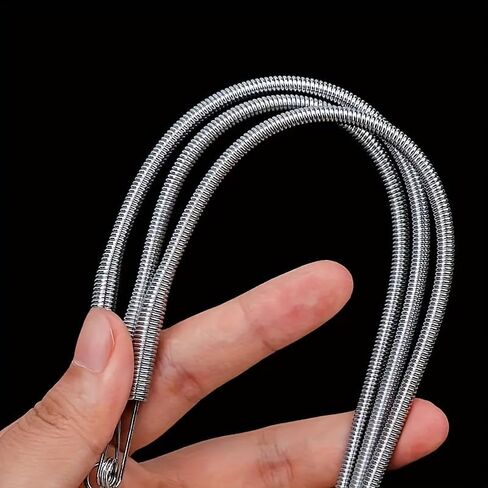 Drawstring Threader Tool Metal Spring Design Bendable Rope Threading for Elastic Waistbands, Pants, Hats, Sweatshirts, 3pcs in Saudi Arabia