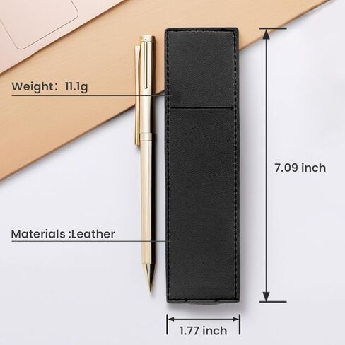 Elastic Notebook Strap Holder PU Leather Adjustable Pen Sleeve Pen Clip Holder Strap for Two Pens in Saudi Arabia