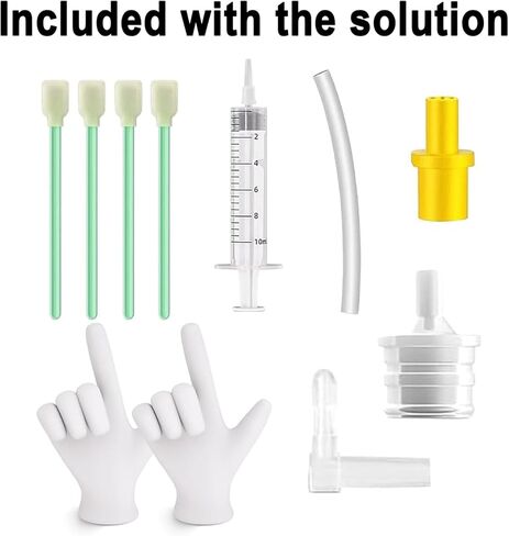 150ml Printhead Cleaning kit for Epson, Head Cleaning Kit for DTF, Inkjet Printer Head Cleaning Kit for Brother, Print Cleaner Kit Nozzle for Canon. in Saudi Arabia