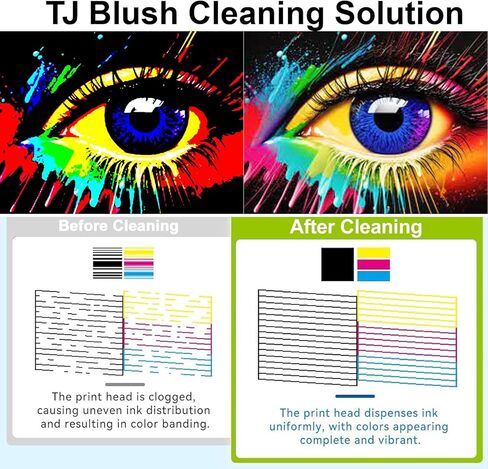150ml Printhead Cleaning kit for Epson, Head Cleaning Kit for DTF, Inkjet Printer Head Cleaning Kit for Brother, Print Cleaner Kit Nozzle for Canon. in Saudi Arabia