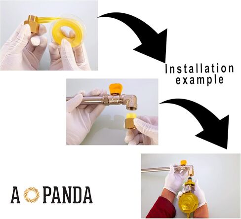 تجهيزات الأنابيب النحاسية AOPANDA، محول تركيب 1/8 إلى 1/4 NPT، أنبوب ذكر 1/8 NPT × أنبوب أنثى 1/4 NPT (4 عبوات). in Kuwait