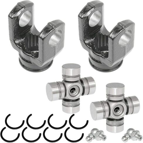 Caltric Front Propeller Drive Shaft Yoke Compatible with Kawasaki Bayou 300 KLF300C 4X4 1989-2005 in Saudi Arabia