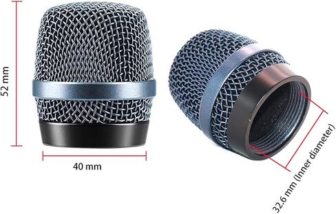 JXRYWF-2 PCS Replacement Ball Head Mesh Microphone Grille for Sennheiser e935 e945 Wired Handheld Microphone, Not Compatible Wireless Handheld Microphone e935 e945 in Saudi Arabia