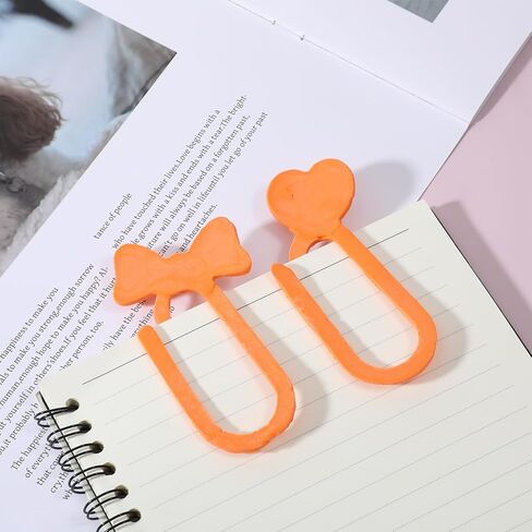 2 Pcs Resin Bookmark Silicone Molds Jumbo Paper Clips Butterfly Star Heart Epoxy Resin Bookmark Molds Craft Casting Mould for UV Epoxy Crafts DIY Book Lovers Gift in Saudi Arabia