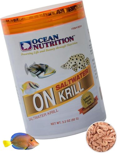 Ocean Nutrition Formula 1 Flake Fish Food 1.2 Ounces (34 Grams) Jar | Saltwater Marine Aquarium Flakes Food for Reef Aquariums | Angelfish Clownfish Damsels Gobies Crabs Shrimp Corals in Kuwait