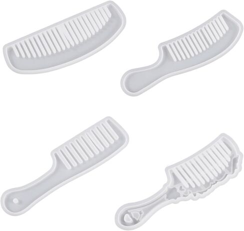 Hair Comb Silicone Mold Crystal Epoxy Resin Casting Mould Hair Styling Tool Silicone Epoxy Casting Resin Mould for Jewelry in Saudi Arabia