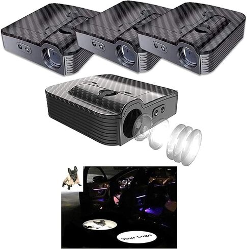 Custom Your Own Logo Image Customized Car Door Projector HD Courtesy LED Energy Saving Smart Sensor Lights in Saudi Arabia