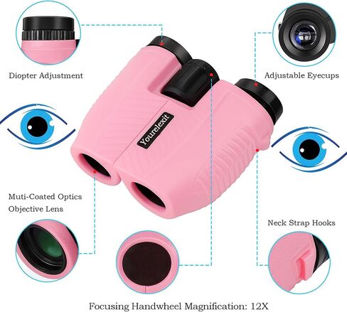 مناظير مع محول هاتف للبالغين، منظار جيب صغير للسفر لمشاهدة الطيور والحفلات الموسيقية ومسرح الأوبرا وإلكترونيات عالية الطاقة وأساسيات سفينة الرحلات البحرية النرويجية ألاسكا للتنزه سيرًا على الأقدام والتخييم in Kuwait