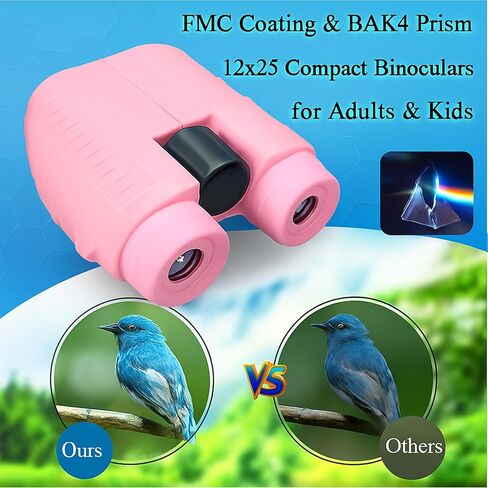 مناظير مع محول هاتف للبالغين، منظار جيب صغير للسفر لمشاهدة الطيور والحفلات الموسيقية ومسرح الأوبرا وإلكترونيات عالية الطاقة وأساسيات سفينة الرحلات البحرية النرويجية ألاسكا للتنزه سيرًا على الأقدام والتخييم in Kuwait