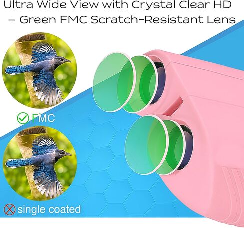 مناظير مع محول هاتف للبالغين، منظار جيب صغير للسفر لمشاهدة الطيور والحفلات الموسيقية ومسرح الأوبرا وإلكترونيات عالية الطاقة وأساسيات سفينة الرحلات البحرية النرويجية ألاسكا للتنزه سيرًا على الأقدام والتخييم in Kuwait