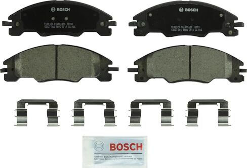 مجموعة وسادات فرامل قرص السيراميك الفاخرة من BOSCH BC1339 - متوافقة مع سيارات فورد فوكس المختارة؛ أمام in Saudi Arabia