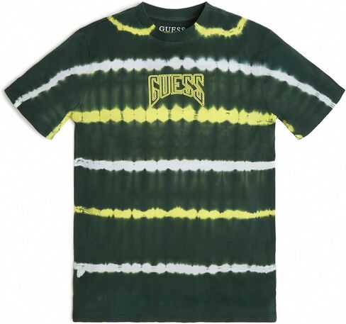 GUESS Boys' Short Sleeve Tie Dye Logo Tee in Saudi Arabia