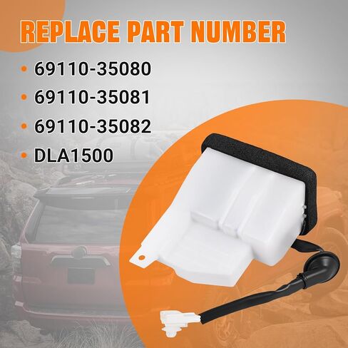 مجموعة مشغل مزلاج قفل الباب الخلفي متوافق مع Toyota 4Runner 2003-2009 يستبدل #69110-35090 69110-35060 69110-35062 in Saudi Arabia