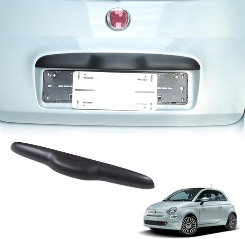 Tailgate Handle Cover Trim Compatible with Fiat 500 2010-2024 Exterior Rear Trunk Lid Door Handle Cover Trim Decoration Accessories in Saudi Arabia