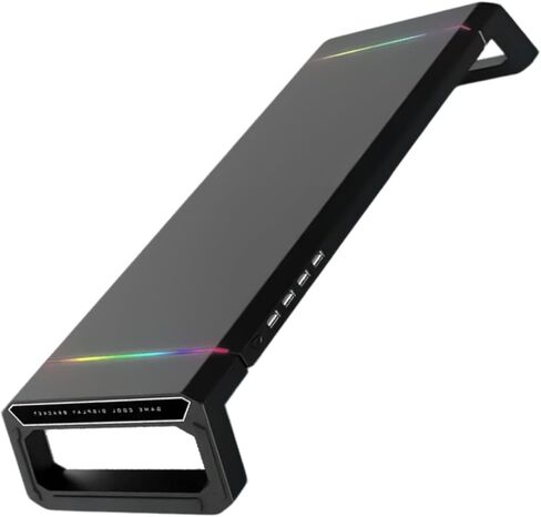 محاور USB شاشات حامل حامل كمبيوتر مع درج تخزين وفتحة هاتف منظمات مكتبية 30 كجم مراقب وزن الدب حامل حامل in Kuwait