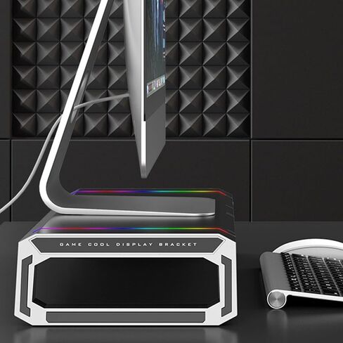 محاور USB شاشات حامل حامل كمبيوتر مع درج تخزين وفتحة هاتف منظمات مكتبية 30 كجم مراقب وزن الدب حامل حامل in Kuwait