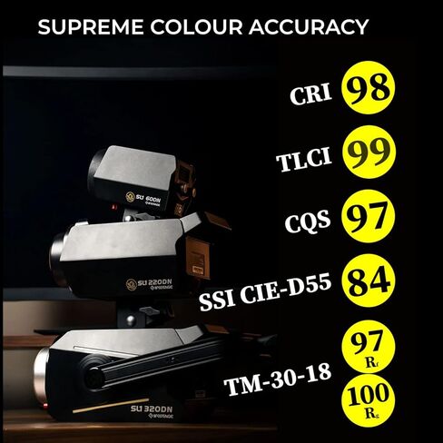 IFOOTAGE Video Light SL1 60DN Standard, 70W COB Continuous Light with 5600K Daylight, CRI 98/TLCI 99/12200 LM, APP Control in Kuwait