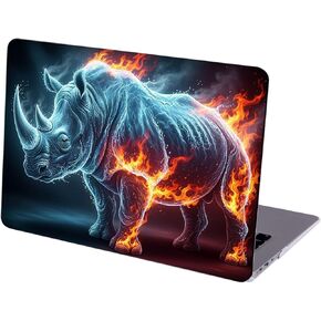 متوافق مع جهاز MacBook Pro مقاس 16 بوصة، حافظة صلبة مع غطاء لوحة مفاتيح وواقي شاشة (A2485، M1 / ​​A2780 M2 / A2991 M3 / A3403 A3186 M4، إصدار 2021-2025) - Rhino MC21149 in Kuwait